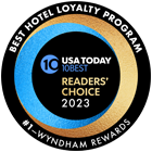 USA Today Best Travel & Hotel Co-branded Credit Card Badge